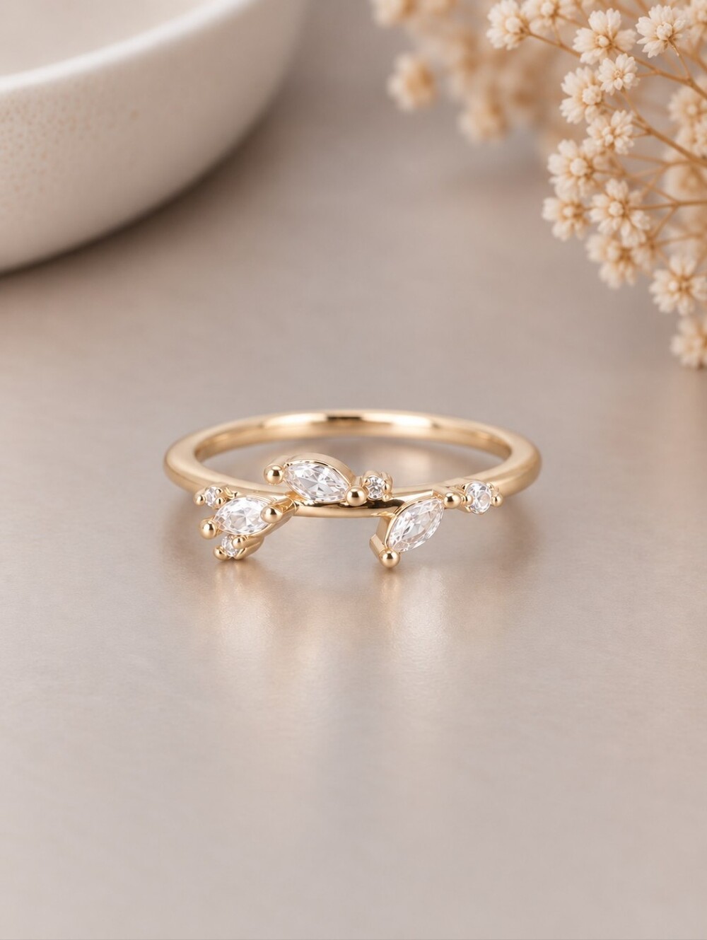 Delicate Gold Leaf Crystal